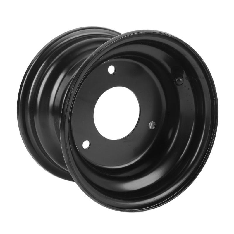145/70-6 Go Kart Wheel Rim 3 Holes 6 Inch Aluminum Alloy Enhanced Traction Stylish Look For ATV Quad Dirt Bike Ride On Mower