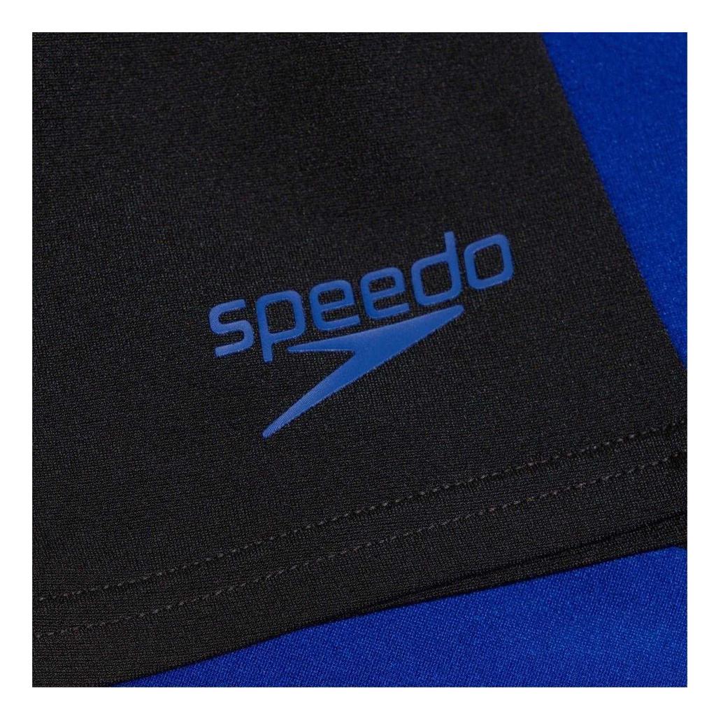 Speedo Mens Splice Geometric Pattern Swimming Jammer Shorts