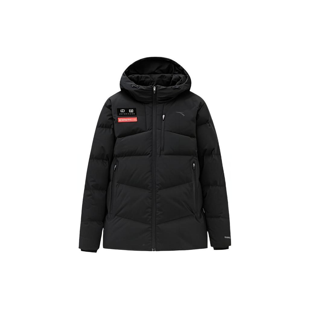 Anta Variety Training Collection Down Jackets Men's Black Hooded Thickened Other 152247919-5