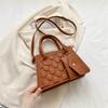summer new fashion simple small square bag casual shoulder bag trendy messenger bag niche simple handbag