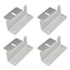 4PCS Solar Panel Z Brackets Mount Aluminum Alloy Photovoltaic Panel Mounting Bracket Screw Kit for RV Trailer Boat