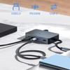 5in1 Docking Station Usb3.0 HUB TypeC Converter 5in1 Dock PD100W USB3.0 for Laptops Tablets Phones