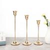1/3Pcs/Set European Style Metal Candle Holders Candlestick Fashion Wedding Table Candle Stand Exquisite Candlestick Christmas