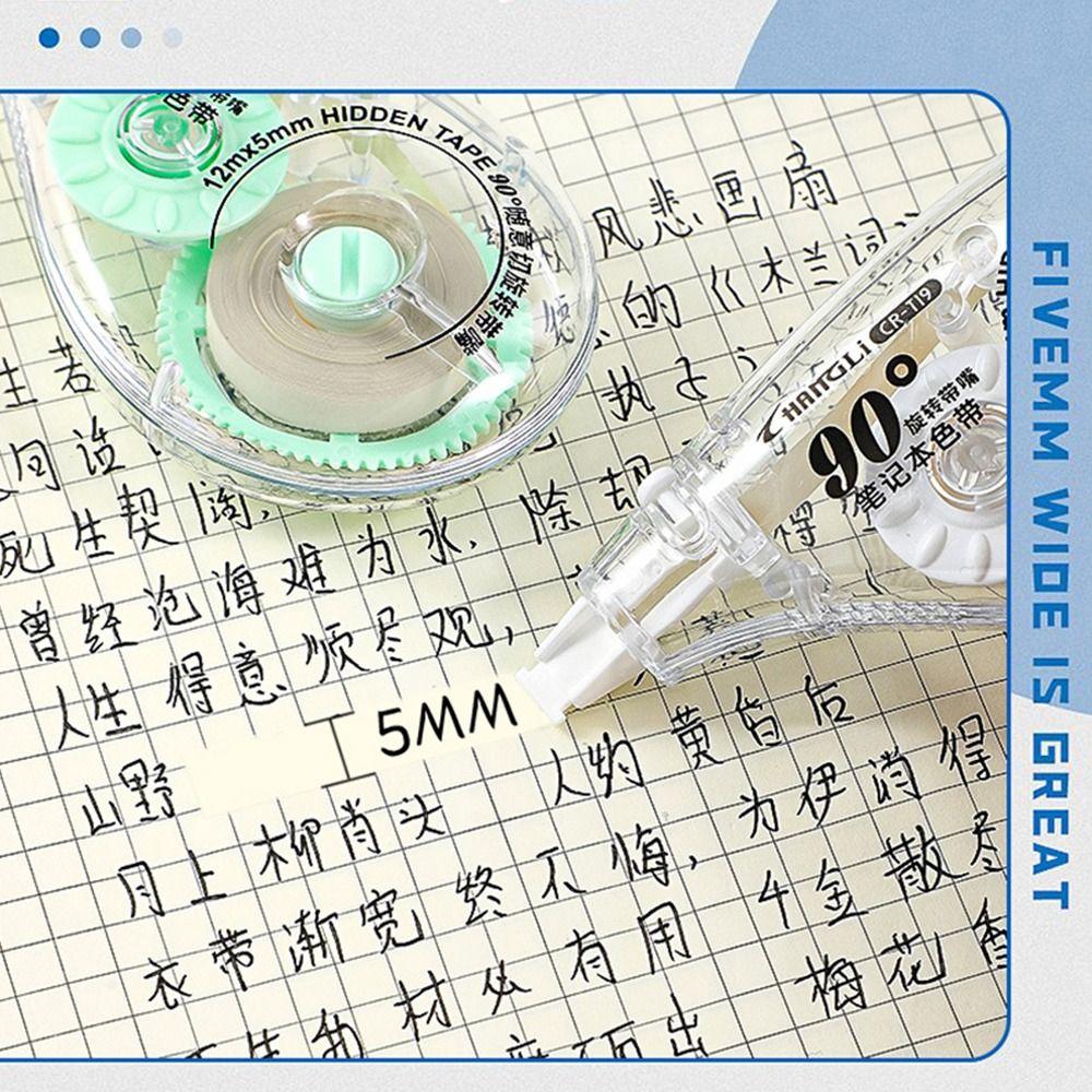 Silent Hidden Correction Tape 12M Large Capacity Study Writing White-out Students