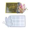 Creative Butterfly Pattern Resin Mold for Handmade Crystal Epoxy Trays Stylish Home Decoration Mould Jewelry Supplies