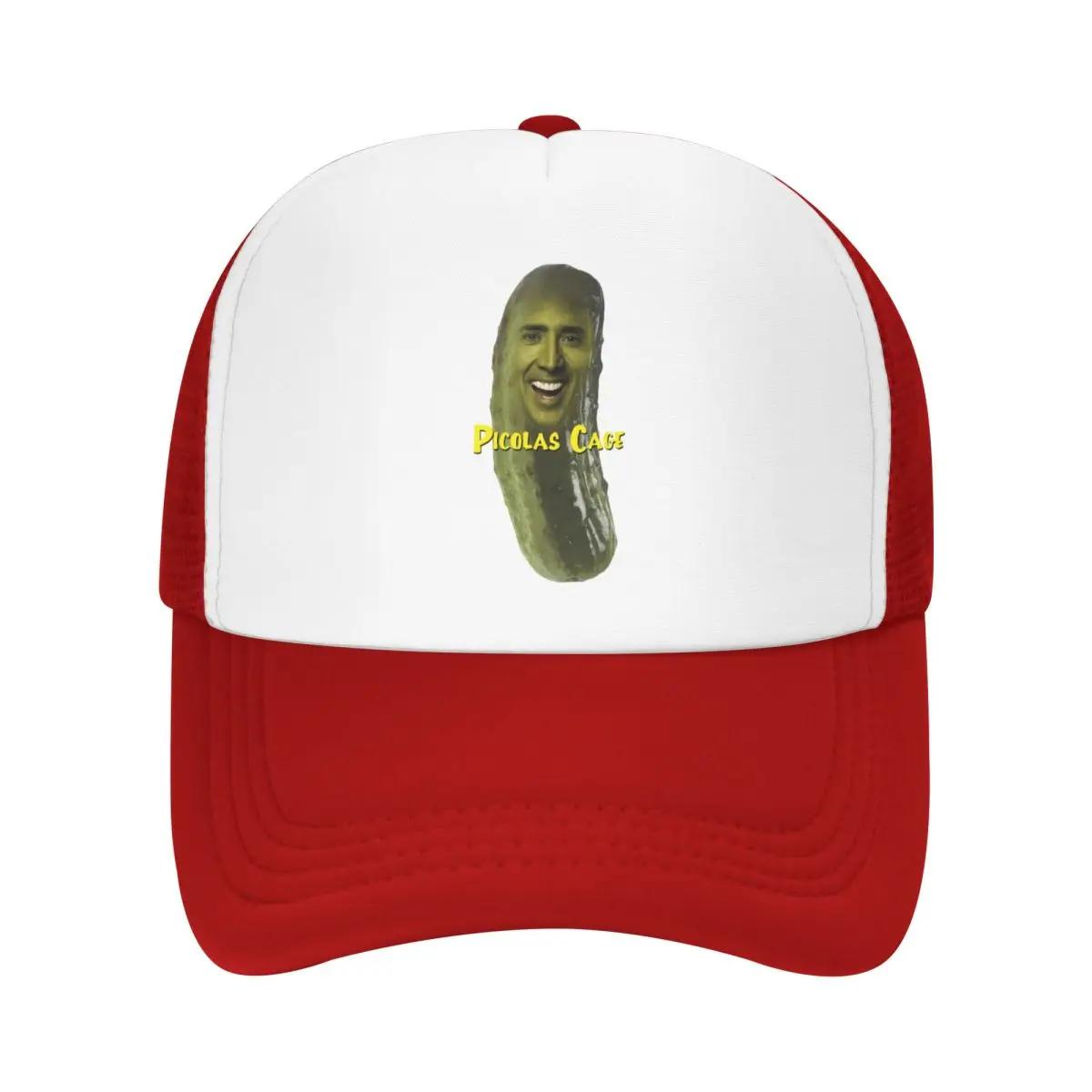 

Custom Picolas Nicolas Cage Baseball Cap Sports Women Unisexs Adjustable Trucker Hat Spring Dad Hat One Size