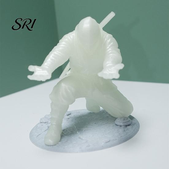 Desktop Pen Organizer Ninja Holder for Desk Kneeling Samurai Pencil Decor 3D Printed Gift Boys Students Office Workers Creative