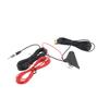 Car Radio Antenna 5m Coaxial Cable Roof Mount Amplified Antenna with SMB DIN Plug for Upgrade