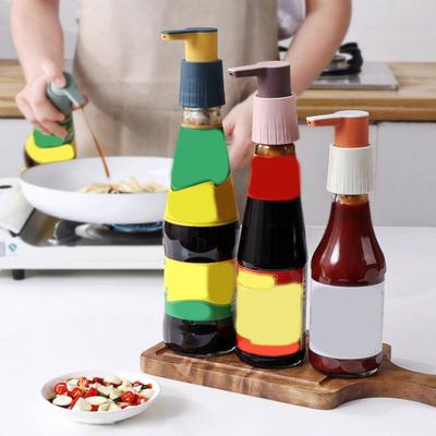 Austernsaucenpresse, Pumpflasche, vielseitiger Spender für Öl, Chili, Tomaten und Sojasauce, benutzerfreundliche Düse, Saucenverteilung, Küchenwerkzeuge
