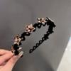 Wavy Star Headband Korean Style Butterfly Hair Band Retro Rhinestone Hair Hoop  Jewelry