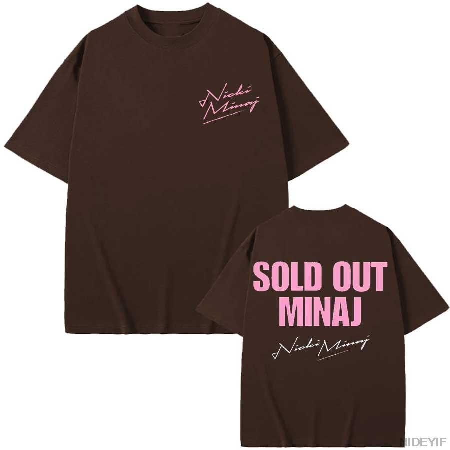2024 Rapper Nicki Minaj Graphic Print Tshirt Unisex Unisex Hip Hop Casual T-Shirts Unisex Vintage Tees Male Oversized Streetwear P8
