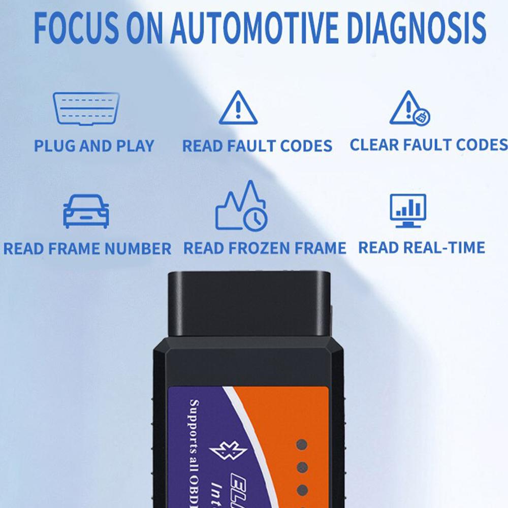 ELM 327 V2.1 OBD2 Codeleser Bluetooth ELM327 OBDII Autozubehör OBD2 Autodiagnosewerkzeuge Scanner Universal