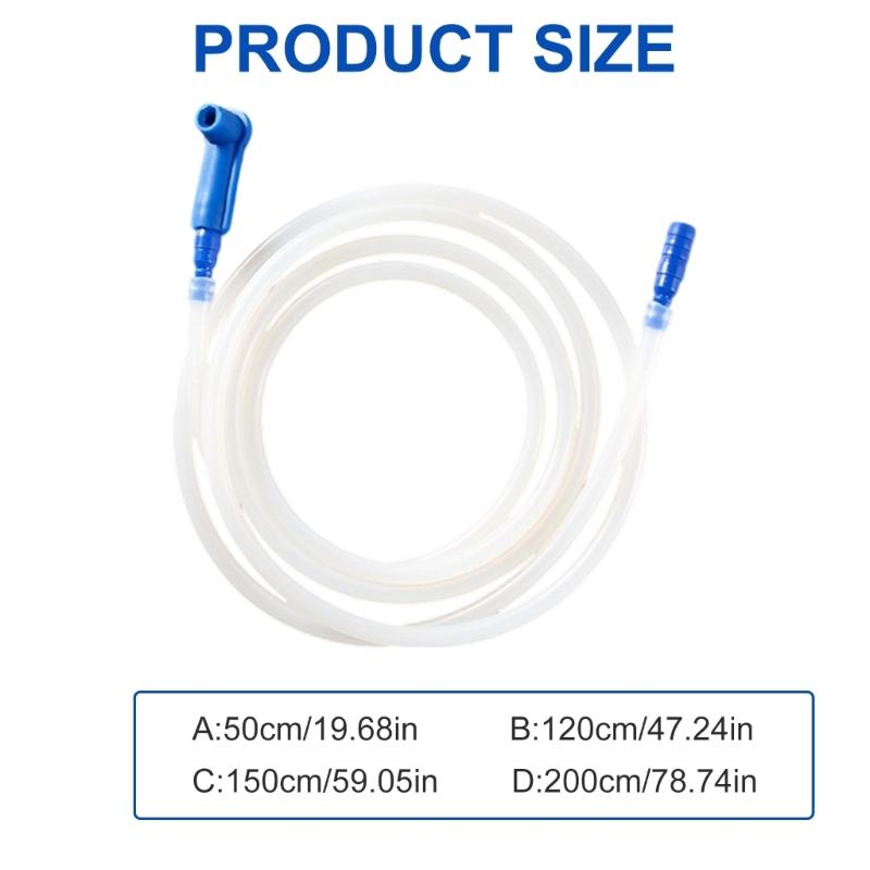 Silicone Brake Bleeder Hose Kit With Quick Connection Oil Pumping Hose Fuel Transfer Pump For Auto Repair
