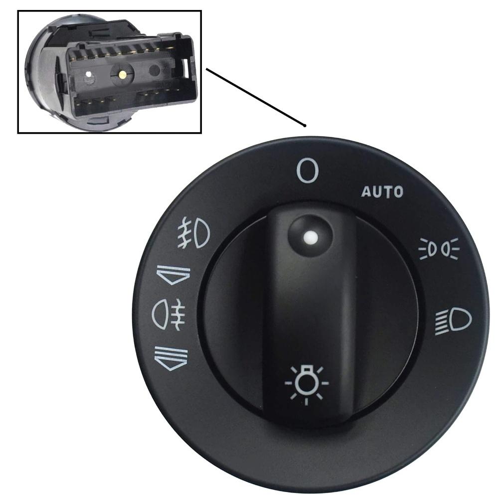 Car Headlight Repair Black Headlight Switch Perfect Match Fit Easy Installation Stable Performance For A4 2001-2008