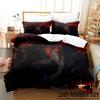 Fashion 3d Printing Anime Demon Slayer Bedding Sets Duvet Cover Set With Pillowcase Twin Full Queen King Bedclothes Home Textile