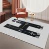 Airplane Runway Pattern Carpet 3D Aircraft Rug for Living Room Kids Room Home Decor Non-slip Lounge Sofa Floor Mat