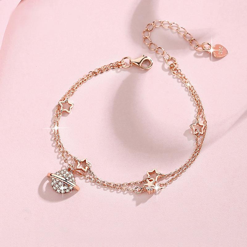 Dream Planet Bracelet Ins Niche Light Luxury Korean Version Qixi Festival Gift Valentine's Day for Girlfriends and Girlfriends