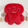 Baddies Plush Toys Fugglers Funny Ugly Tooth Monsters Stuffed Doll Wide Eyed Weirdo Leopard Print Cat Collectible Gifts