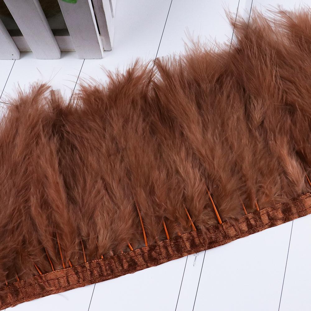 1Meter Colorful Turkey Marabou Feathers Trim Ribbon 10-15cm for Wedding Clothing Party Dress DecorationSewing Plumes