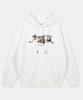 Fish Lettering Hoodie_White