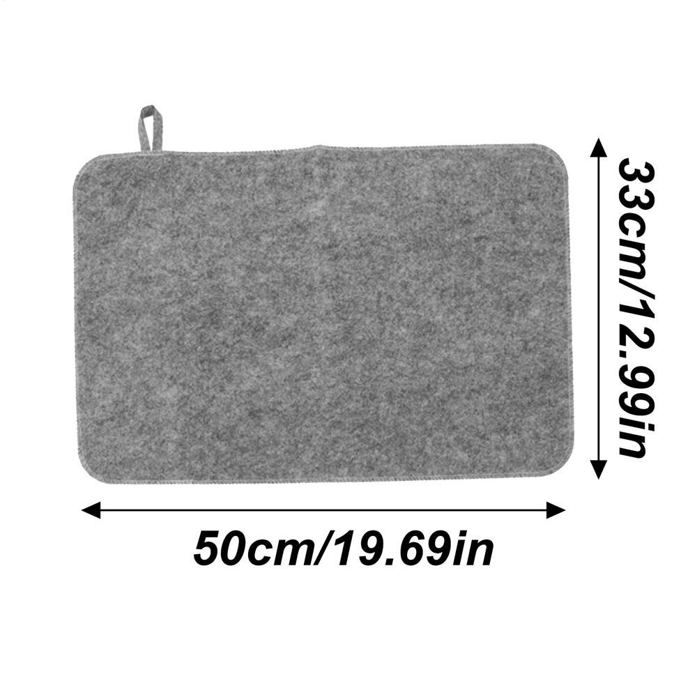 2pcs Sauna Mat For Inside Sauna 50x33cm Felt Sauna Seat Cover Steam Room Accessories Water Absorbent Heat Insulation Mat