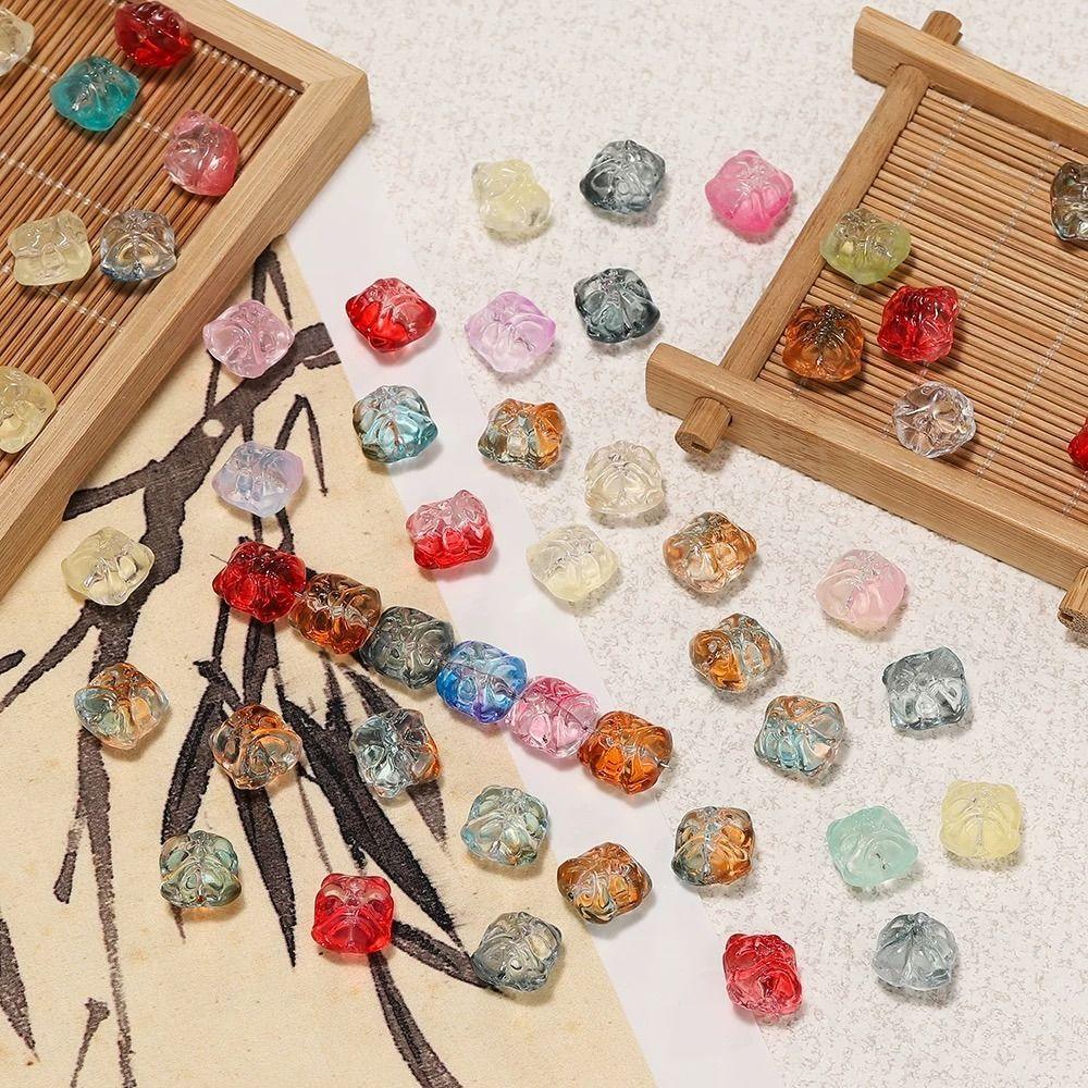 

60Pcs Lion Shape DIY Beads Handmade Jewelry Making Accessories Crystal Glass Beads Bracelet making фіолетовий