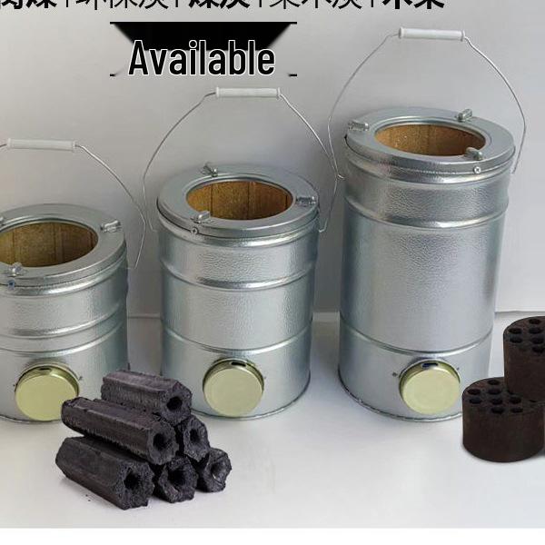 Compact Honeycomb Charcoal Stove for Household Heating and Boiling Water - Ideal for New Homes