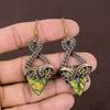 Cupru Verde Turcoaz Handmade Cupru Înfășurat cu Sârmă Cercei 2.72 t9o14