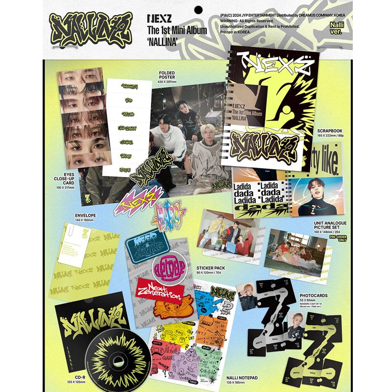 (2 version set) Nexz 1st Mini Album [Nallina]