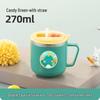 304 Stainless Steel Cartoon Water Cup with Lid for Kids - Children's Milk and Drinking Mug