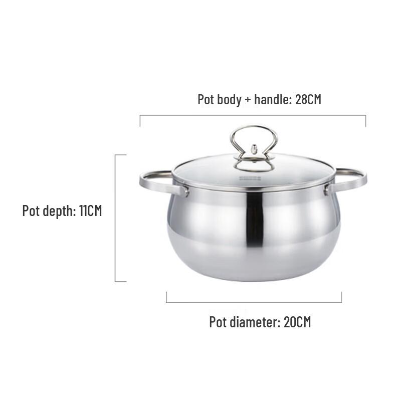 Oumeida 316 Stainless Steel Soup Pot