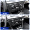 Carbon Fiber Air Conditioner Switch Panel Cover Trim Bezel for Dodge Charger 15+