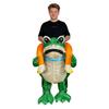 Inflatable Frog Costume: Cartoon Cosplay Outfit & Performance Prop