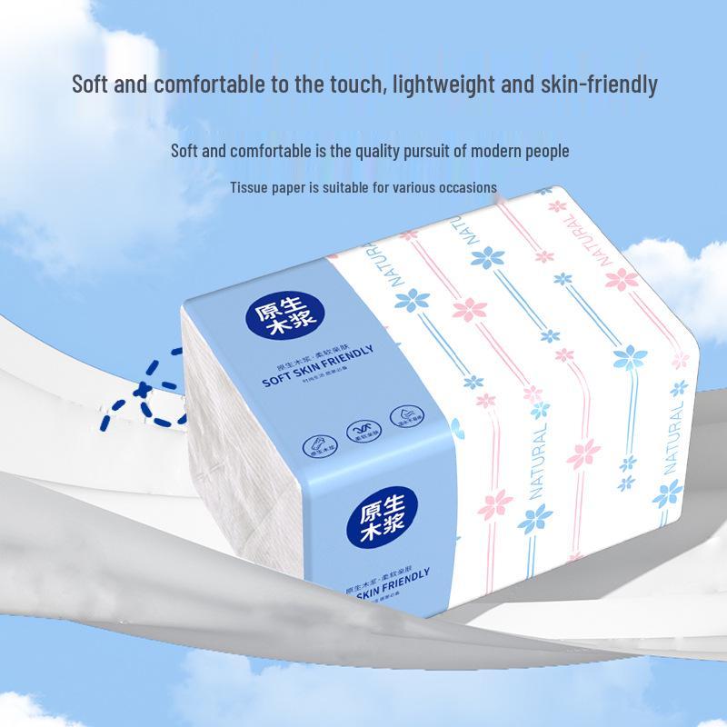 To Moxi Boxed Tissue Paper, 420 Sheets, 5-Ply, Large Pack, Napkin/Toilet Paper Replacement