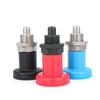 M12/M16 Fine Thread Stainless/Carbon Steel Locking And Positioning Index Bolts KST216 Three Colors Plastic Knob Indexing Plungers