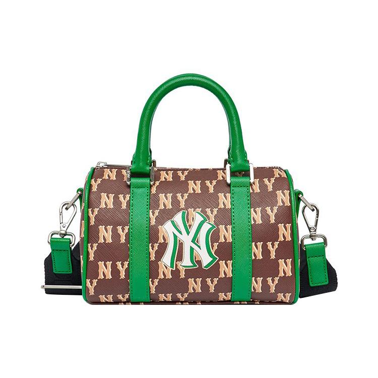 New MLB New York Yankees Artificial Leather Pillow Bag, Boston Bag, Handbag, Shoulder Bag Trumpets Unisex 3ABWS023N