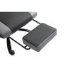 Ergonomic Gaming Chair Office Chair Desk Chair, Swivel Chair Height-Adjustable, Adjustable Lumbar Cushion with Footrest Black 62x52x128 Cm
