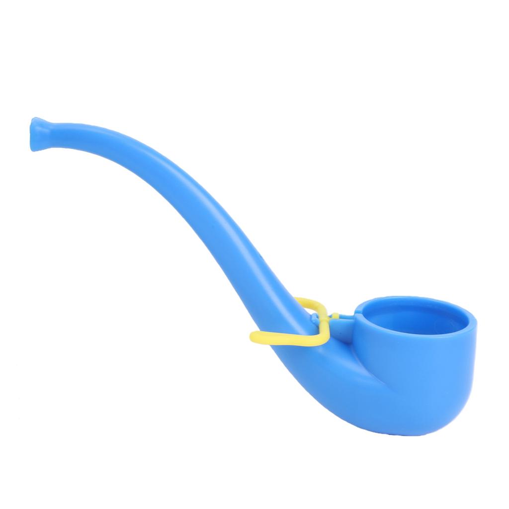 Soap Bubble Pipe Portable Reusable Vintage Bubble Blowing Pipe for Adult Kids Blue