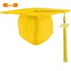 Matte Black Graduation Cap with 2026 Tassel for High School and University Bachelor Degrees