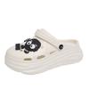 Cartoon soft bottom heightening slippers new