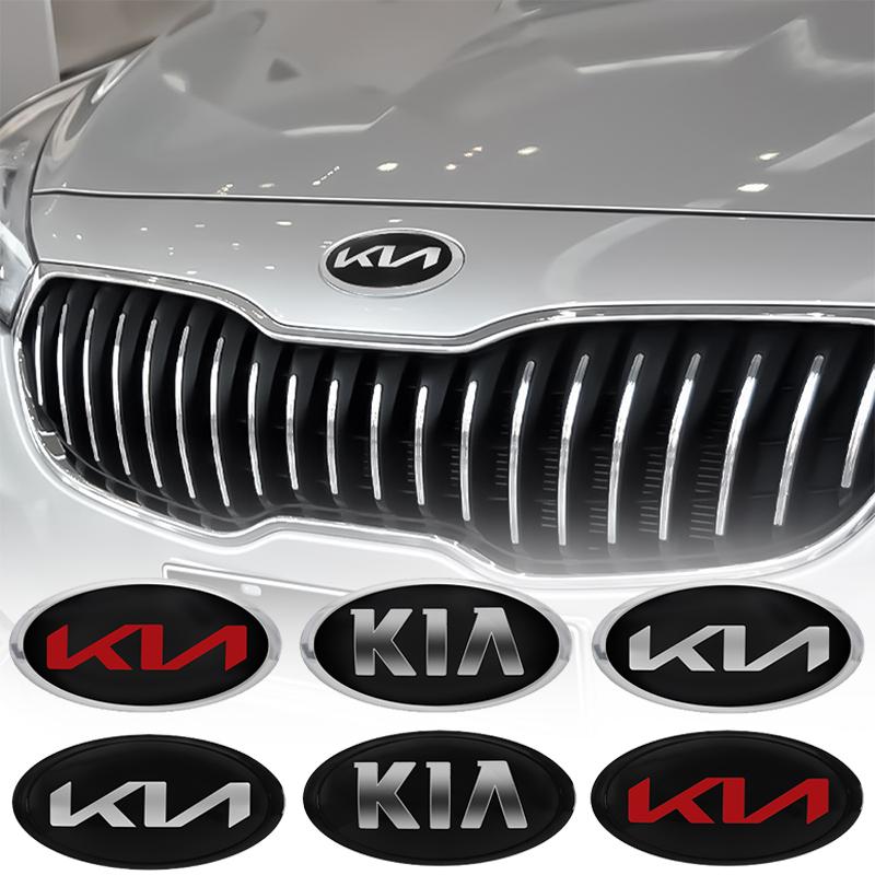 1pcs 3D ABS Car Front Hood Logo Emblem Badge Stickers For KIA KN K5 K6 Optima Sorento RIO Picanto Ceed KX1 K4 Sportage 4 Forte Rmvl70
