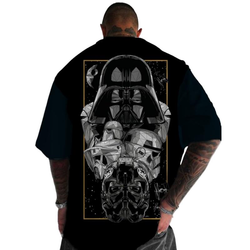 Japan Samurai Spirit T-shirts För Män Japansk Stil Rycktryck Lös Oversized Mode Toppar T-shirt Bushido Manliga Gåvor Tees