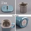 Xinuo Pure Titanium Tea Set - Golden Mountain Design