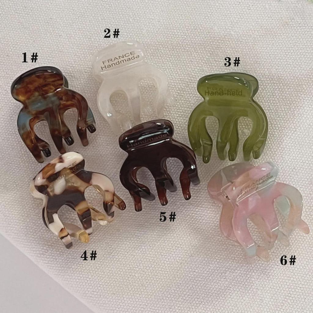 Korean Gold Retro Mini Acetate Hair Clip for Bangs - Simple Niche Princess Style