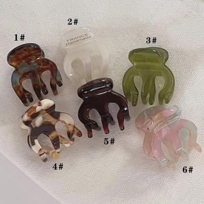 Korean Gold Retro Mini Acetate Hair Clip for Bangs - Simple Niche Princess Style