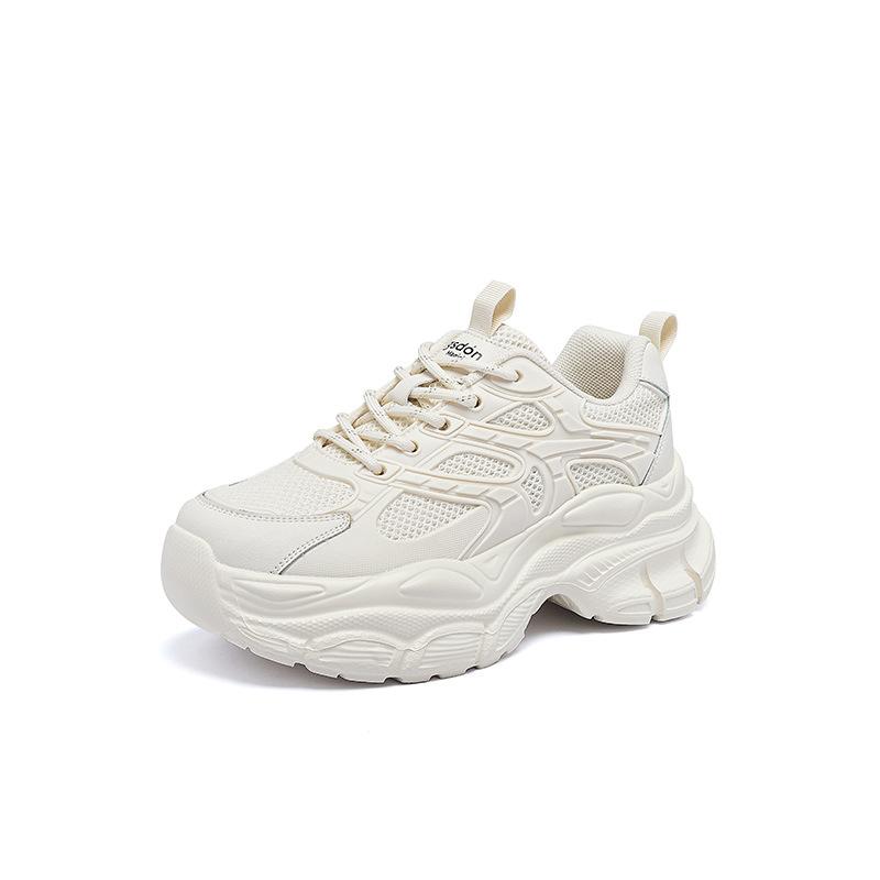 Augustine platform dad shoes women's 2025 new summer little white casual sports shoes soft-soled running shoes ins