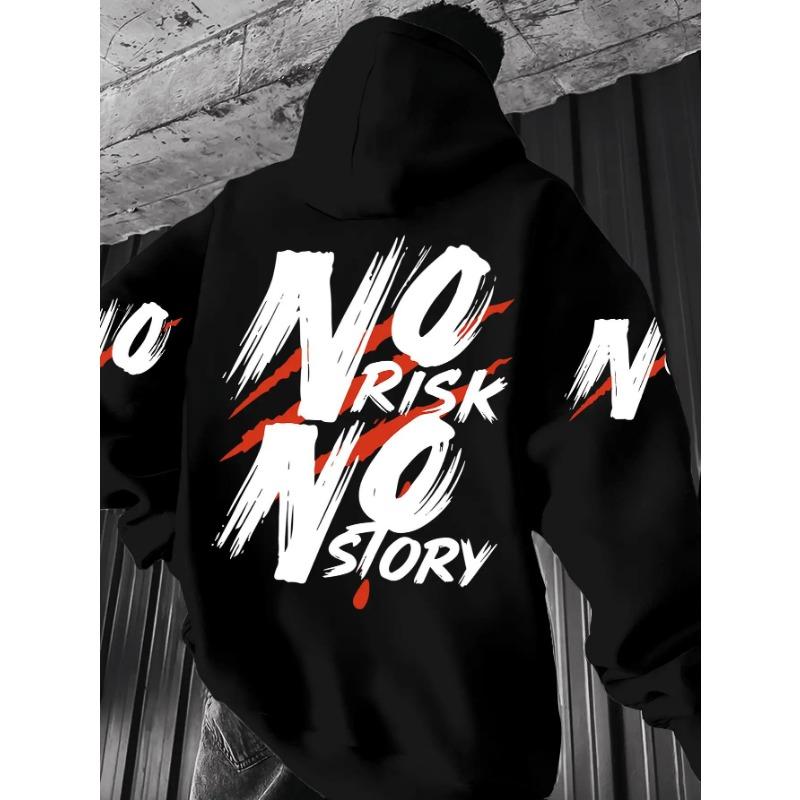2026 Autumn/Winter New Style Simple Casual Stylish Soft Comfortable 3D Letter Pattern Printed Men's Hooded Sweatshirt