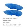 100Pcs Non-Slip Shoe Covers Disposable Plastic Shoe Sleeves Cleaning Protective Overshoes for Hotel Laboratory