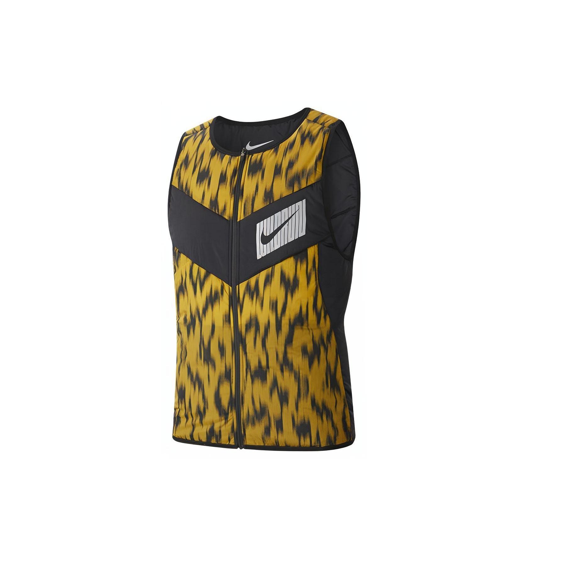 Nike Aerolayer Wild Run Running Sports vest Black Men s CU6059-010 L