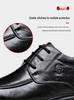 Genuine Leather Men's High-Top Winter Shoes - Warm Cowhide with Thick Velvet Lining